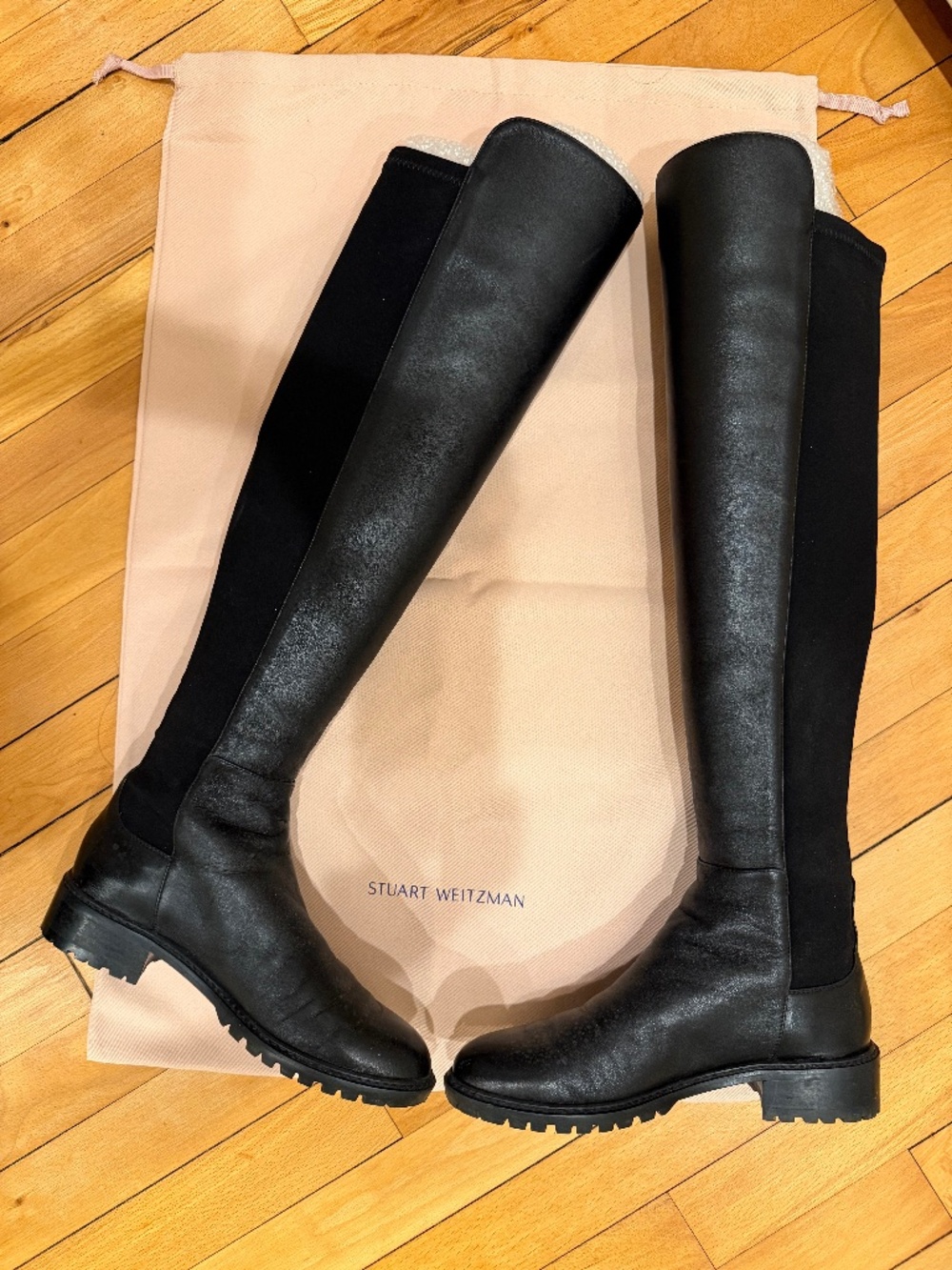 Stuart Weitzman City Over-the-Knee Boot | Size 5.5B (EU 36) | Black